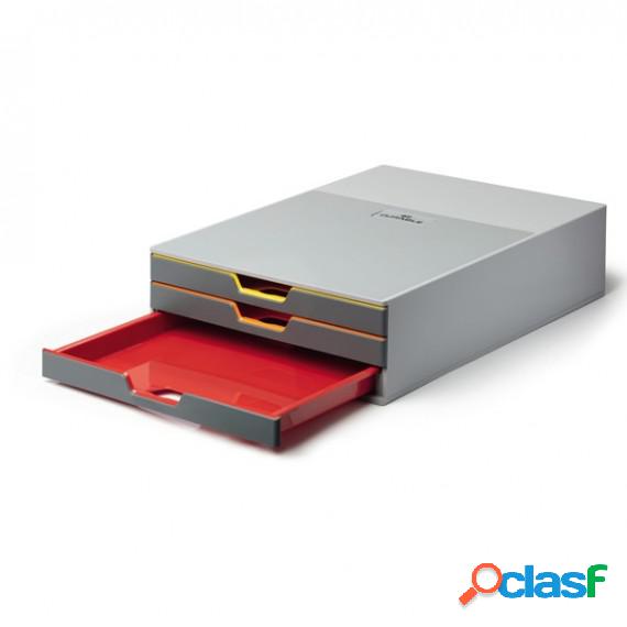 Cassettiera sottomonitor Varicolor - 28x9,5x35,6 cm -