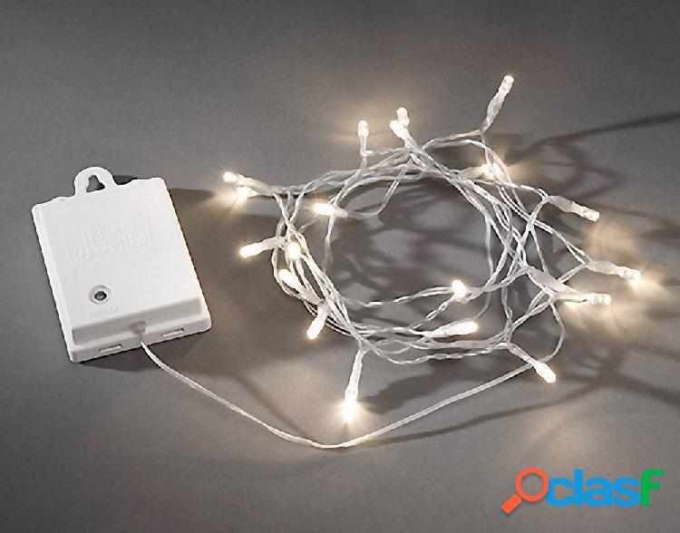 Catena di luci LED, con interruttore, sensore di luci, timer