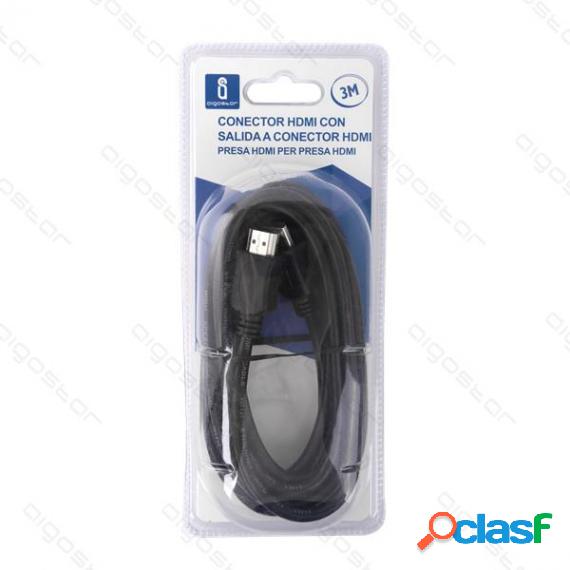 Cavo Hdmi 3Mt Alta Velocita 2.0 - Da Presa Hdmi A Presa Hdmi