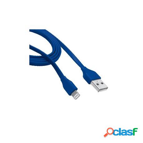 Cavo Lightning piatto per attacco USB 1 mt blu Trust