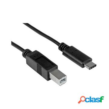 Cavo adattatore da usb 3.1 type c a usb 2.0 tipo b maschio 1