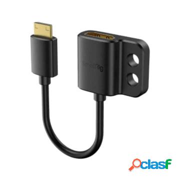 Cavo adattatore ultra slim 4k hdmi (mini hdmi / full hdmi)