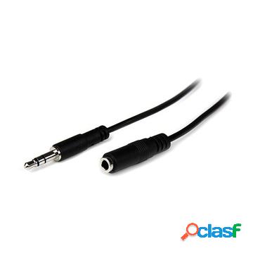 Cavo audio di prolunga stereo slim da 3,5 mm 2 m - m/f