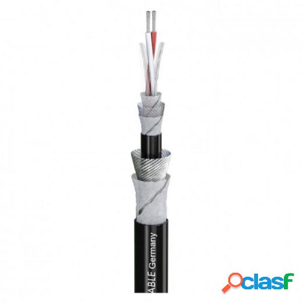 Cavo per microfono 2 x 0.25 mm² Nero Sommer Cable