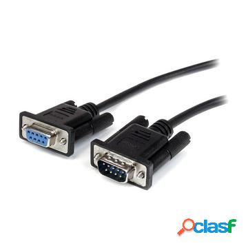 Cavo seriale diretto rs232 db9 1m nero - m/f