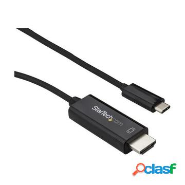 Cavo usb-c a hdmi 3m 4k a 60hz nero