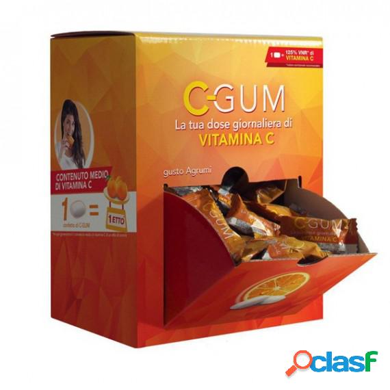 Chewing gum integratore Vitamina C - agrumi - C-Gum - box da
