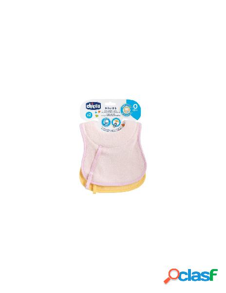 Chicco - set bavaglini chicco 00016300100000 milky bib bimba