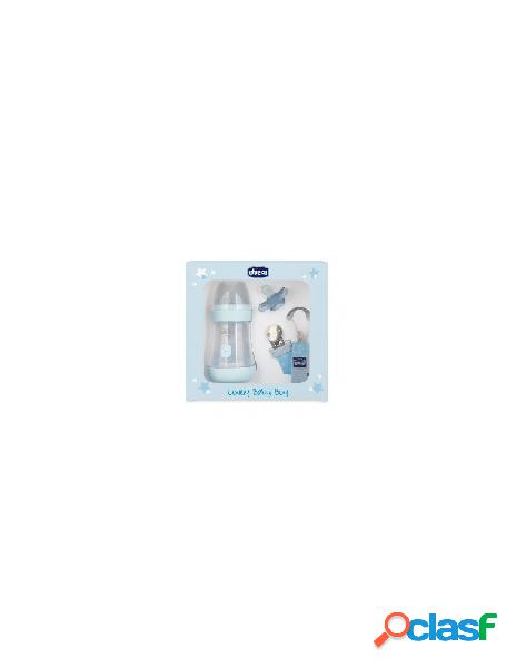 Chicco set perfect 5 plast.boy 150ml fl.lento silicone