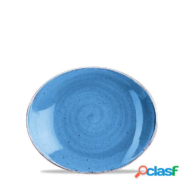 Churchill Stonecast Cornflower Blue Vassoio Ovale Cm 19,2 x