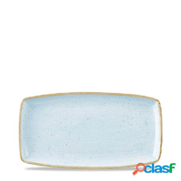 Churchill Stonecast Duck Egg Blue Vassoio Rettangolare Cm 35