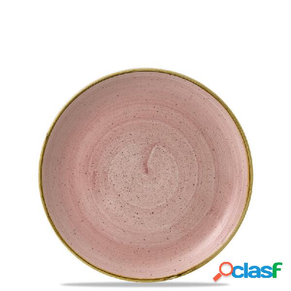 Churchill Stonecast Petal Pink Piatto Piano Tondo Cm 26 In
