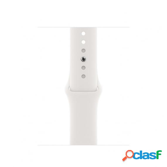 Cinturino In Silicone Bianco 38Mm 40Mm Misura L Sportivo Per