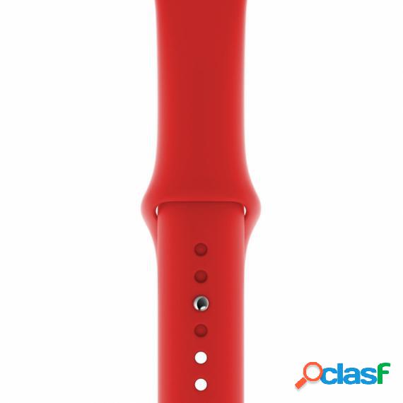 Cinturino In Silicone Rosso 38Mm 40Mm Misura S Sportivo Per