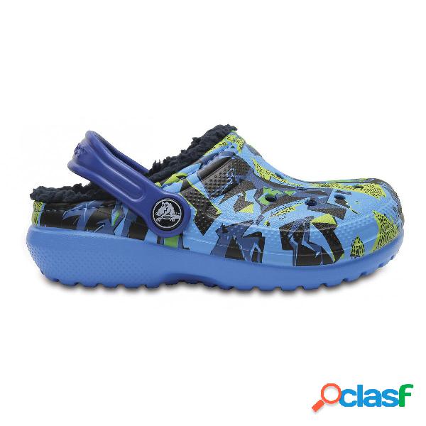Classic lined graphic clog k