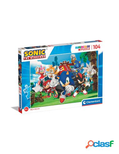 Clementoni - Puzzle 104 Pz Sonic