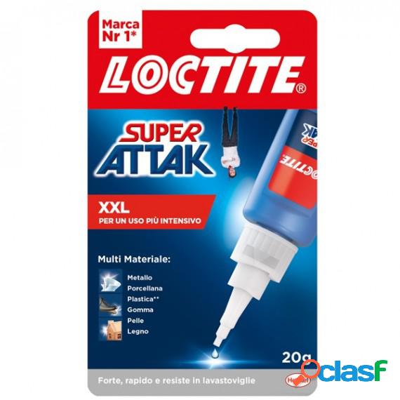 Colla Super Attak XXL - 20 gr - trasparente - Loctite