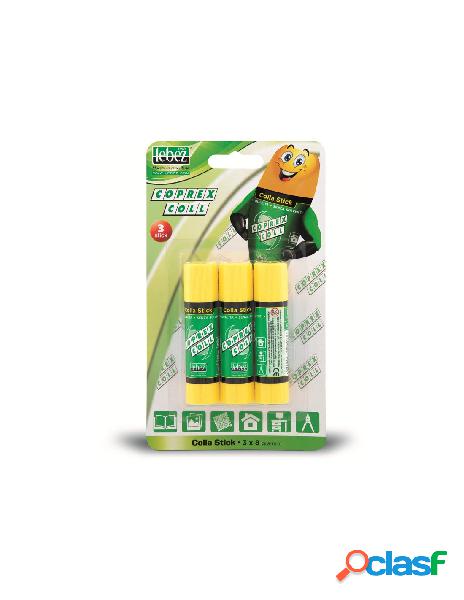 Colla stick 8 g blister 3 pz.