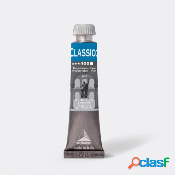 Colore a olio - extrafine - 20 ml - blu primario cyan -