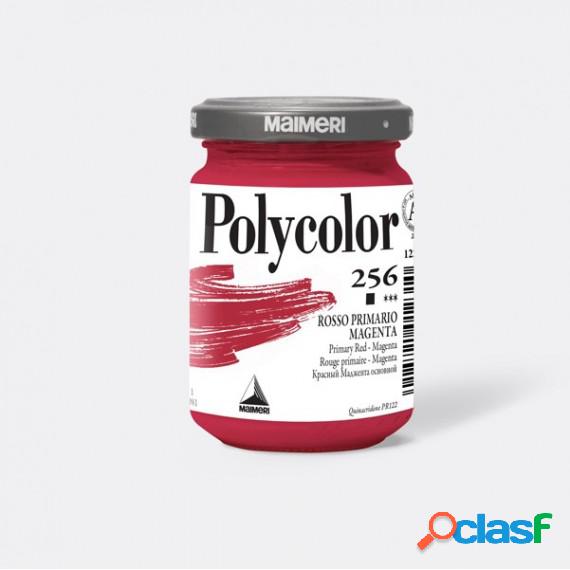 Colore vinilico Polycolor - 140 ml - rosso primario magenta