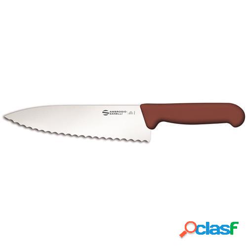 Coltello trinciante dentato, lama cm 20, linea Barbecue