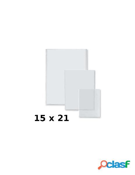 Confezione 25 buste trasparenti u soft 15 x 21 cm (formato