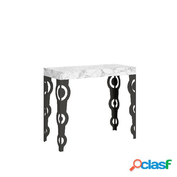 Consolle Allungabile con 3 allunghe KARAMAY SMALL 90x42xh77