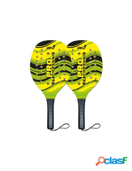 Coppia racchette beach tennis pro color con pallina
