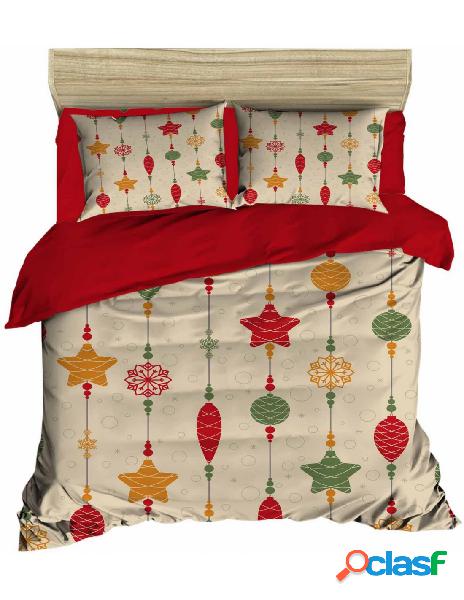 Cotton box - set 3 copripiumini pearl home cream cotton box