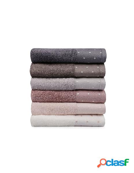 Cotton box - set di asciugamani in cotone turco