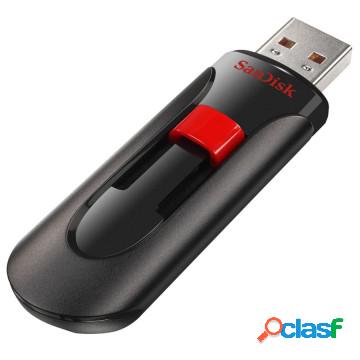 Cruzer glide 32gb usb 2.0 tipo-a nero, rosso