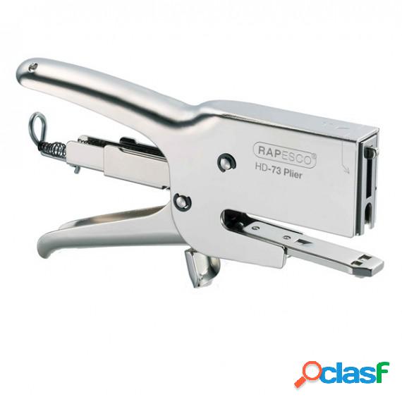 Cucitrice a pinza HD73 - alti spessori - argento chrome -