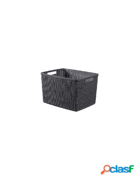 Curver - cesta curver k245716 jute large grigio