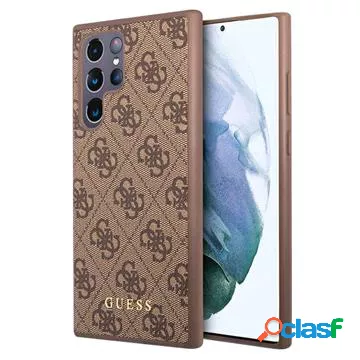 Custodia Ibrida Guess 4G Metal Gold Logo per Samsung Galaxy