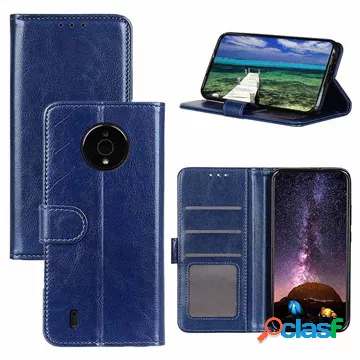 Custodia Portafoglio Nokia C200 con Chiusura Magnetica - Blu