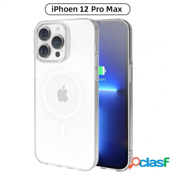 Custodia Silicone Trasparente Per Iphone 12 Pro Max Slim Con