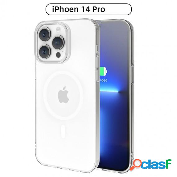 Custodia Silicone Trasparente Per Iphone 14 Pro Slim Con