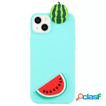 Custodia in TPU 3D Cartoon per iPhone 14 - Anguria