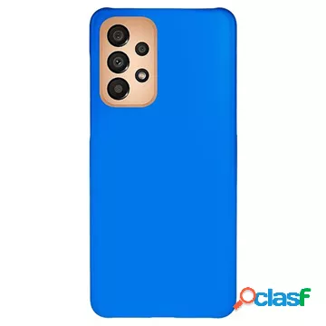 Custodia in plastica gommata per Samsung Galaxy A33 5G - blu