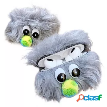 Custodia in silicone per Airpods Pro serie Furry Monster -