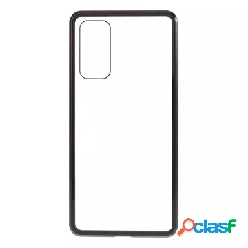 Custodia magnetica per Samsung Galaxy S20 FE con vetro