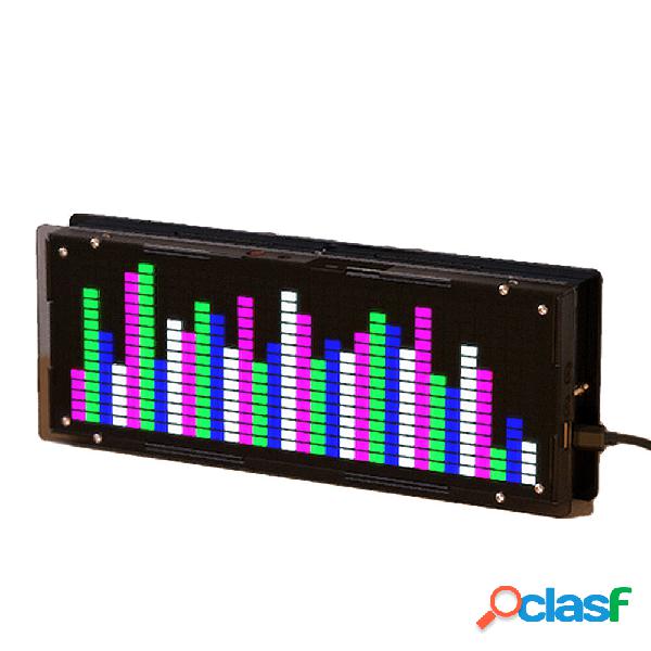 DIY LED Music Spectrum Clock Display Kit 16x32 Segment