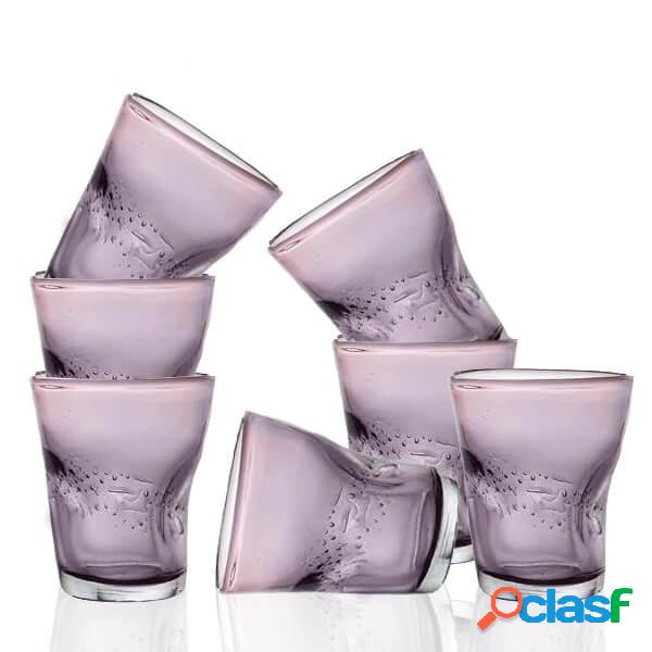 Dalì Bicchiere Acqua Lilla 35 cl Set 6 Pz