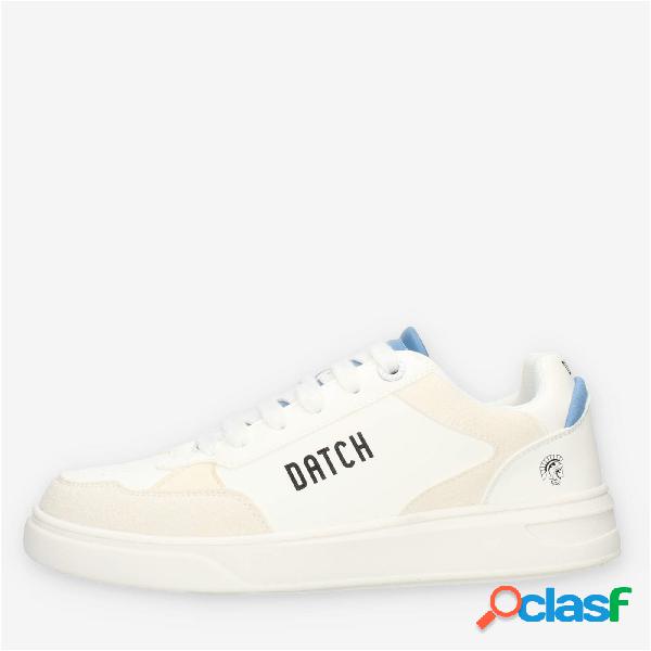 Datch Sneakers da uomo bianche e azzurre