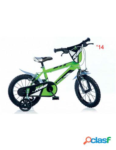 Dino Bikes - Bici 14" Boy Gomma Gonfiabile