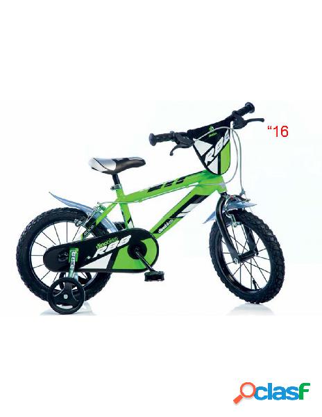 Dino bikes - bici 16" boy gomma gonfiabile