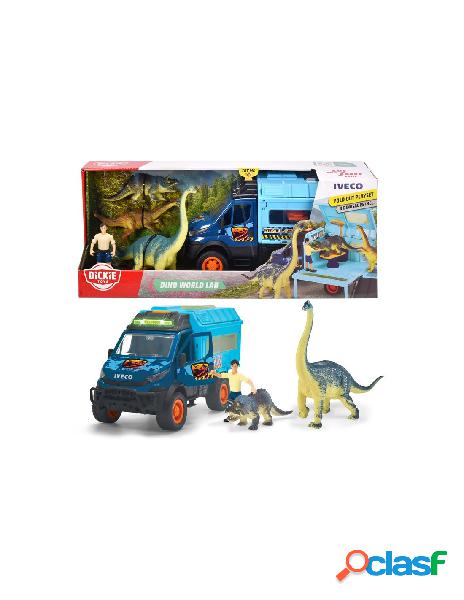 Dino world lab cm.28 luci e suoni + 3 disnosauri e