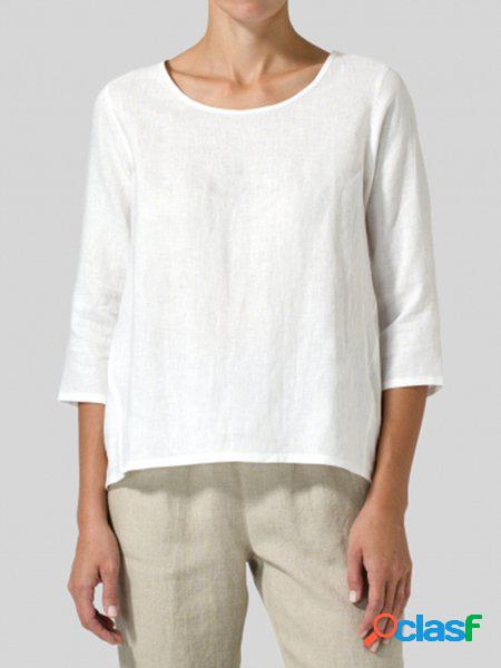 Donna Casuale Sciolto Top Tunica Camicetta Camicia