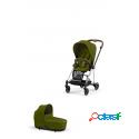 Duo Cybex Mios 3 Telaio Chrome Brown Khaki Green