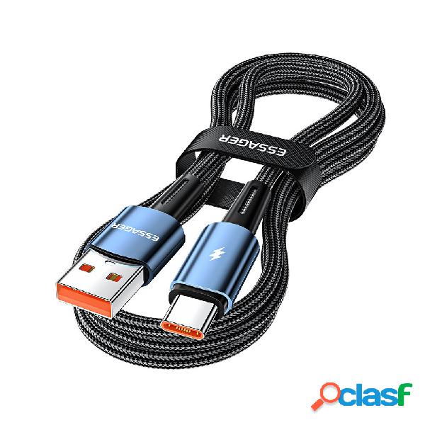 ESSAGER 120W USB-A a Tipo-C cavo di ricarica rapida